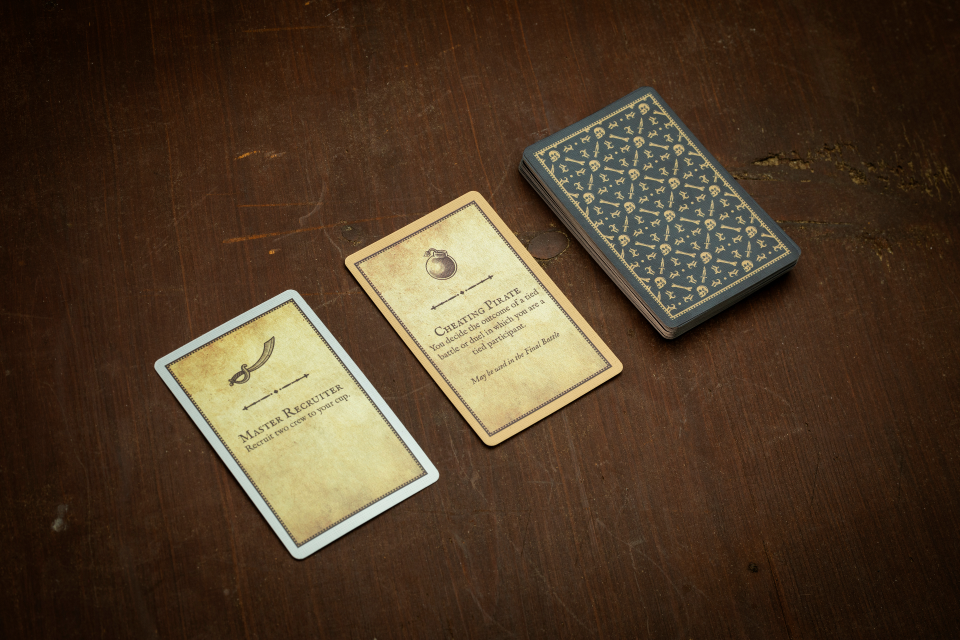 Action phase - playing cards